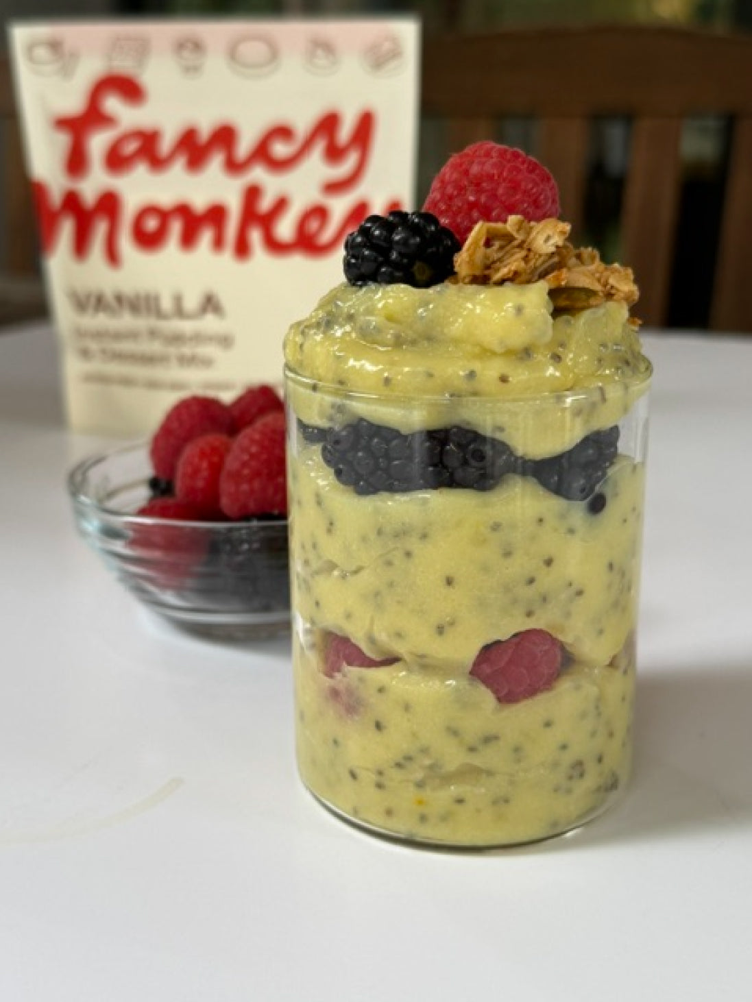 High Omega-3 Berry Chia Pudding Parfait