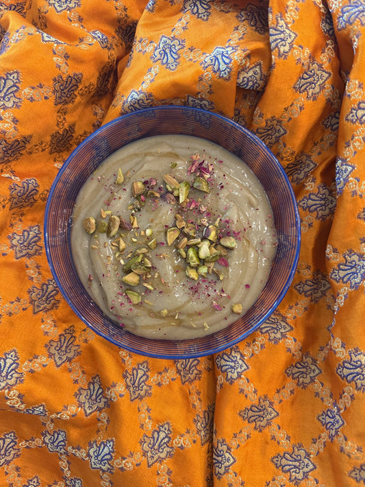 Honey Rose Pistachio Pudding